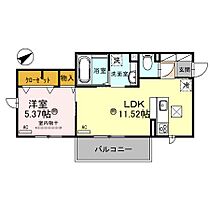 Lucent本堅田 101 ｜ 滋賀県大津市本堅田6丁目21-23（賃貸アパート1LDK・1階・41.11㎡） その2