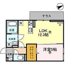 アリア大江 101 ｜ 滋賀県大津市大江1丁目39-26（賃貸アパート1LDK・1階・42.79㎡） その2