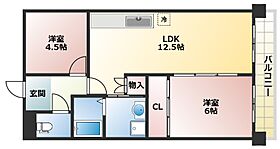 アロウI叡山 503 ｜ 滋賀県大津市下阪本6丁目20-9（賃貸マンション2LDK・5階・50.53㎡） その2