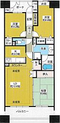 ローレルコート弥富東 3LDKの間取図画像