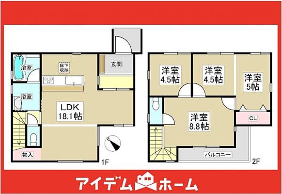 間取り 天白区高島 2号棟