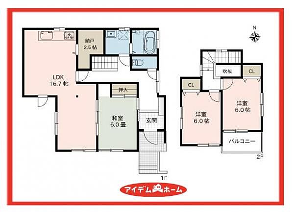 間取りを拡大表示