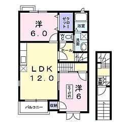 ファンタール 2階