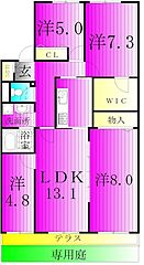 物件の間取り