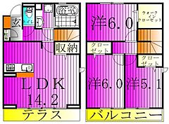 物件の間取り