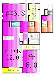 プラティークI 2階/205