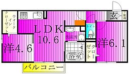 クラレット A棟 3階/-