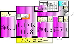 セレーノ・フォレ 2階
