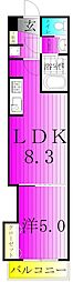 アルカンシエル柏 1LDKの間取図画像