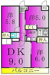 ローズ・ウッド 3階
