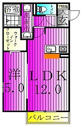 アネーロ・チヨ 1LDKの間取図画像