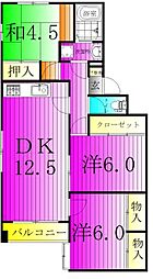 BRAMA柏 3LDKの間取図画像