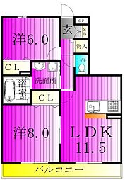アルファタウン天王台B 2階
