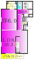 ヴィルドミール柴崎台 1階/101