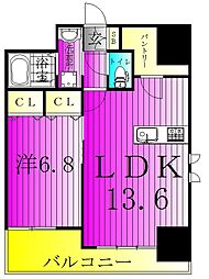 果樹園ST 1LDKの間取図画像