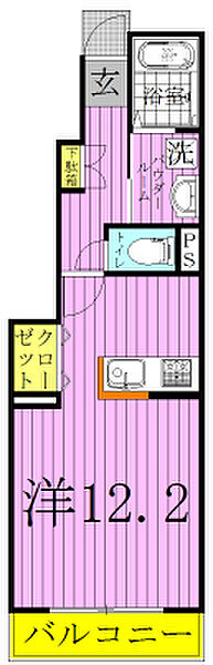 ソプラリラッサ 103｜千葉県柏市増尾台１丁目(賃貸アパート1R・1階・32.90㎡)の写真 その2