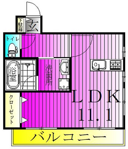 HS　BLDG 201｜千葉県柏市花野井(賃貸アパート1R・2階・31.28㎡)の写真 その2