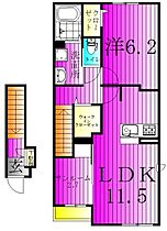 アリアーネ 203 ｜ 千葉県野田市七光台254（賃貸アパート1LDK・2階・50.96㎡） その2