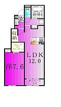 アルバスターII 102 ｜ 千葉県白井市西白井４丁目15-2（賃貸アパート1LDK・1階・50.14㎡） その2