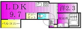 R-Smart柏 203 ｜ 千葉県柏市あけぼの３丁目11番63-2（賃貸アパート1LDK・2階・26.40㎡） その2