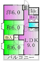 ミューズ天王台 204 ｜ 千葉県我孫子市柴崎台４丁目8-5（賃貸マンション3LDK・2階・58.50㎡） その2