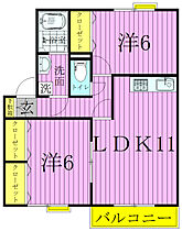 ウィンドワードAB  ｜ 千葉県我孫子市南新木３丁目（賃貸アパート2LDK・2階・55.30㎡） その2