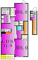 ボーベル 204 ｜ 千葉県柏市大井1830-25（賃貸マンション2LDK・2階・59.74㎡） その2