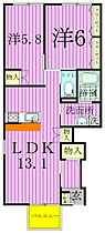 le gran cha t aighier （ル・グラン　シ 105 ｜ 千葉県野田市花井249-64（賃貸アパート2LDK・1階・58.87㎡） その2