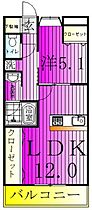 マロンドセブン四番館 201 ｜ 千葉県鎌ケ谷市道野辺本町１丁目4（賃貸アパート1LDK・2階・42.50㎡） その2