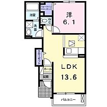 グラン・マルシェ 102 ｜ 栃木県栃木市藤岡町藤岡1139-1（賃貸アパート1LDK・1階・44.70㎡） その2