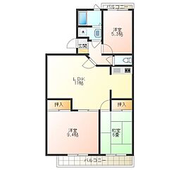 間取図画像 3LDK