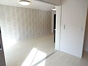 アクセントクロスでオシャレ空間