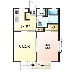 コーポカムアンドエム B棟 2階/201