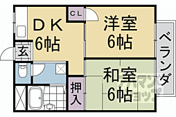間取図画像 2DK