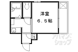 第二、第六レジデンス春田 1Kの間取図画像