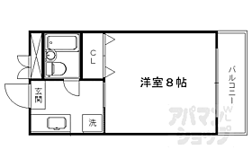 京都府京都市右京区西京極町ノ坪町（賃貸マンション1K・4階・21.15㎡） その2