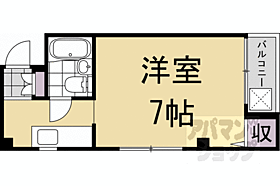 京都府京都市右京区嵯峨北堀町（賃貸マンション1K・2階・20.00㎡） その2