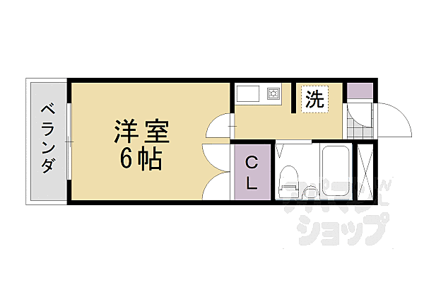 フレグランス東向日 306｜京都府向日市寺戸町西田中瀬(賃貸マンション1K・3階・17.20㎡)の写真 その2