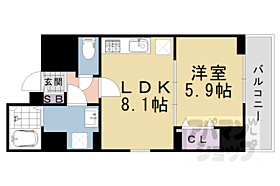 京都府亀岡市亀岡駅北1丁目（賃貸アパート1LDK・3階・38.08㎡） その2