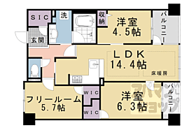 京都府京都市右京区太秦中筋町（賃貸マンション3LDK・3階・67.58㎡） その2