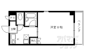 京都府京都市右京区梅津南広町（賃貸マンション1K・2階・22.68㎡） その2