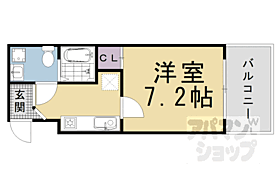 フォンテーヌ竹宇 105 ｜ 京都府京都市西京区山田上ノ町（賃貸マンション1K・1階・21.60㎡） その2