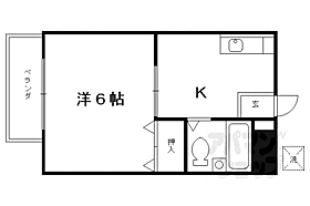 京都府京都市右京区常盤柏ノ木町（賃貸アパート1K・2階・20.46㎡） その2