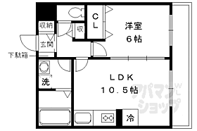 京都府京都市伏見区羽束師菱川町（賃貸アパート1LDK・2階・40.25㎡） その2