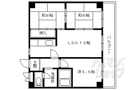 京都府京都市右京区太秦森ケ西町（賃貸マンション3LDK・5階・58.00㎡） その2