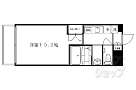 京都府京都市右京区西院月双町（賃貸マンション1K・5階・27.81㎡） その2