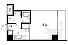 京都府京都市右京区西院月双町（賃貸マンション1K・2階・23.94㎡） その2