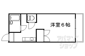 京都府京都市右京区太秦馬塚町（賃貸マンション1K・3階・20.65㎡） その2