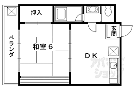 京都府京都市右京区嵯峨朝日町（賃貸マンション1DK・2階・28.00㎡） その2