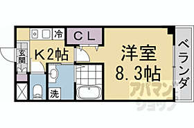 Ｇｒａｎｄ　ｃｏｌｌｉｎｅ 602 ｜ 京都府京都市西京区樫原水築町（賃貸マンション1K・6階・28.80㎡） その2